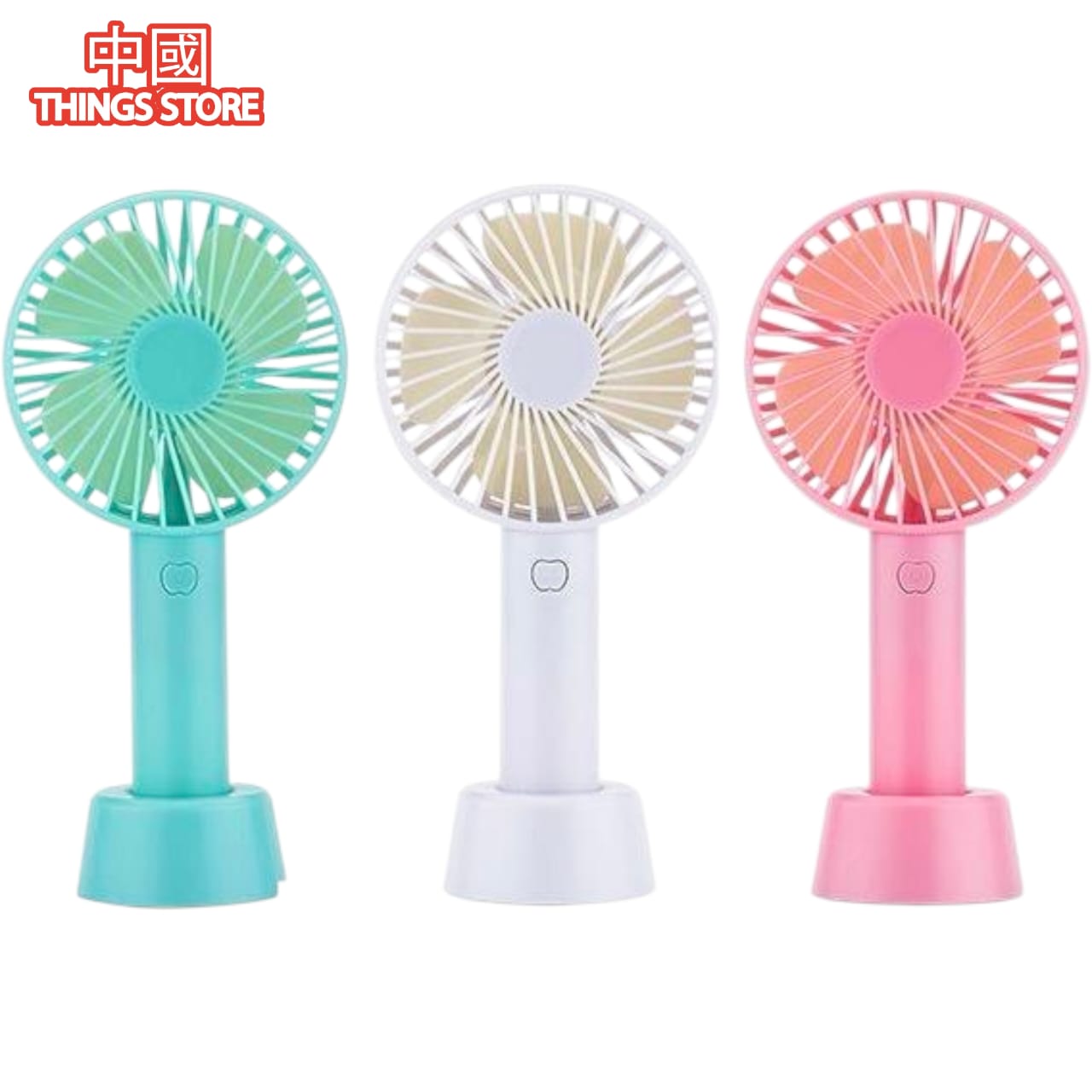 Ventilador de mano con base