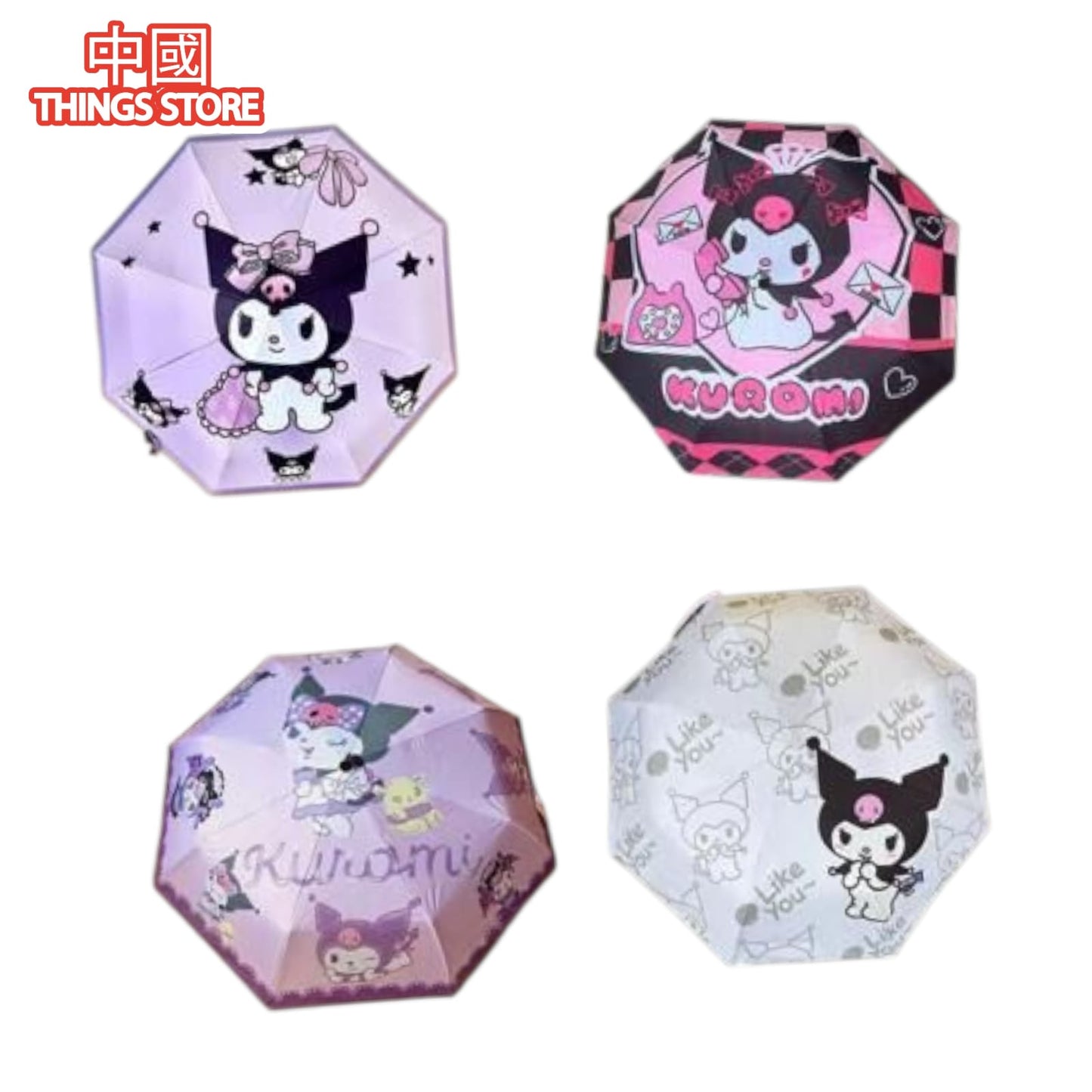 Paraguas plegable kawai