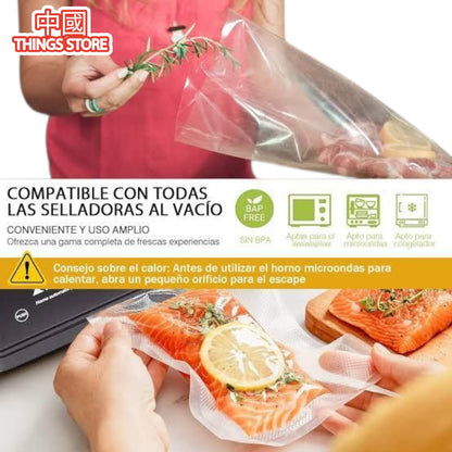 Paquete de 10 bolsas para sellado al vacío