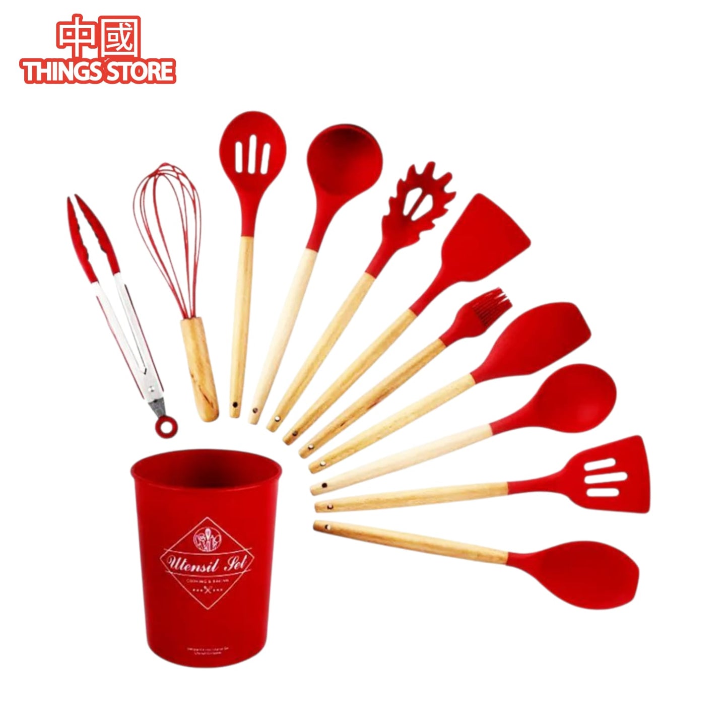 kit de utensilios de silicon