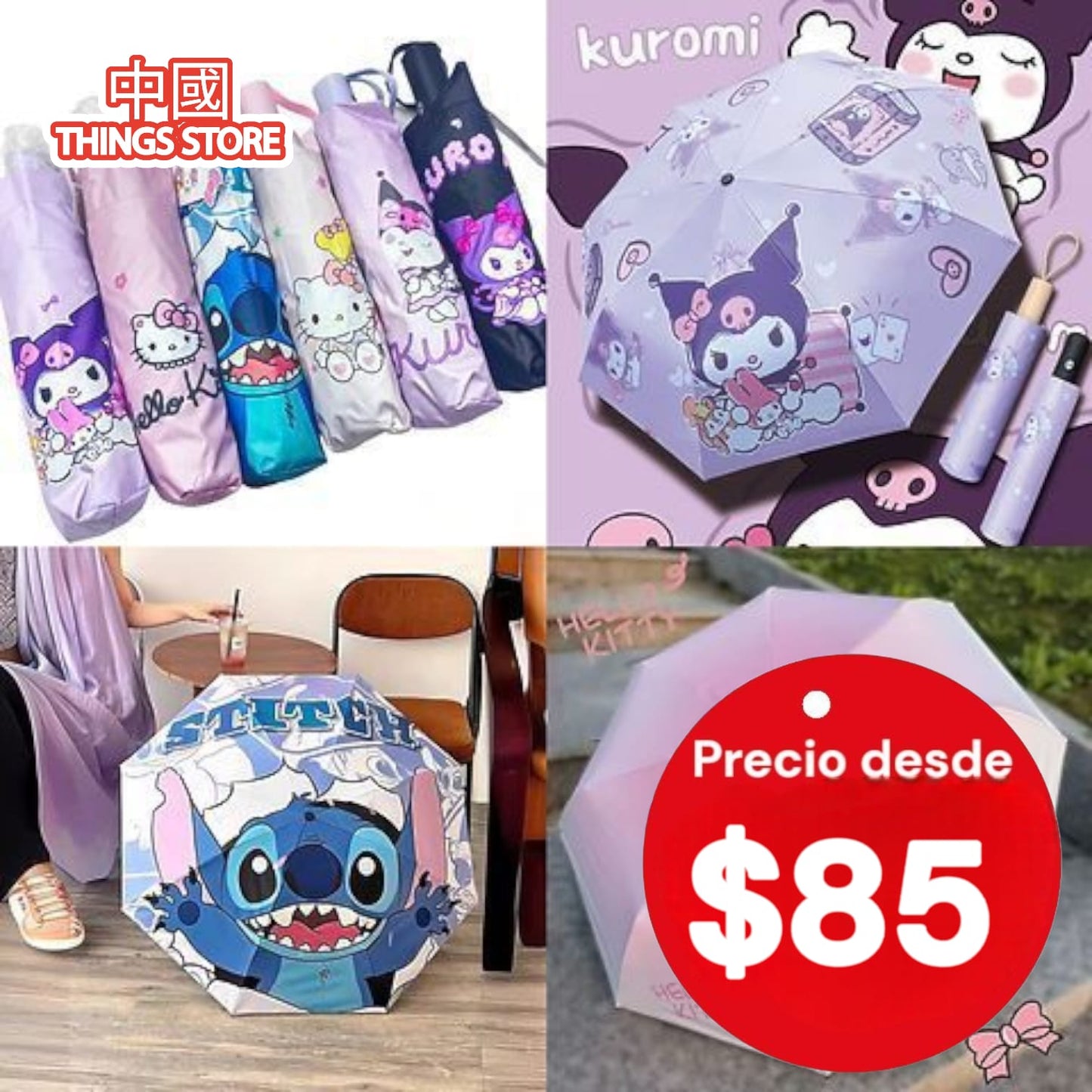 Paraguas de personajes