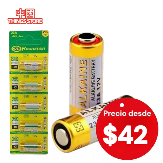 Paquete de 5 pilas 23A