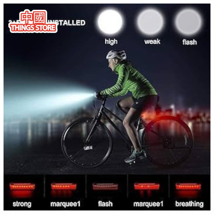 Lampara de bicicleta trasera y delantera