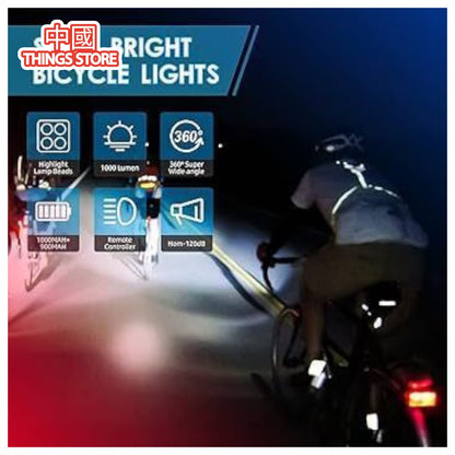 Lampara de bicicleta trasera y delantera