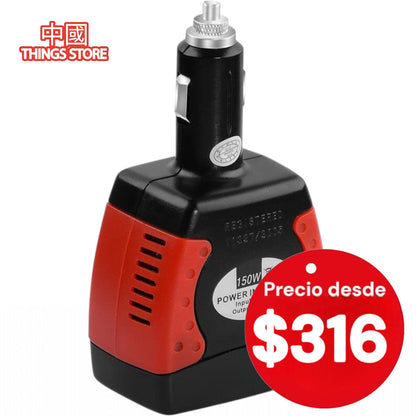Convertidor de coche a enchufe