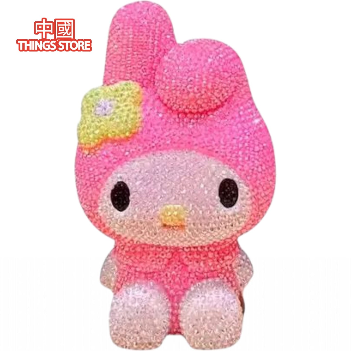 Figura decorativa de diamantes