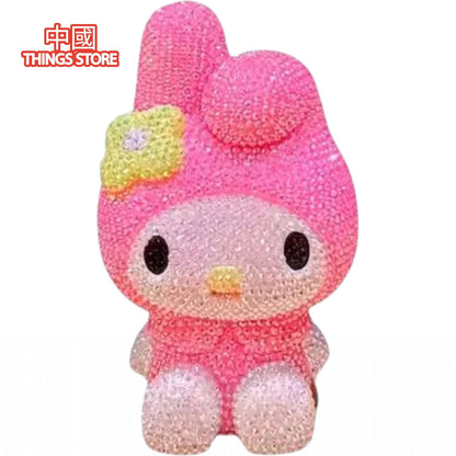 Figura decorativa de diamantes