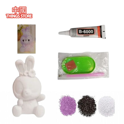 Figura decorativa de diamantes