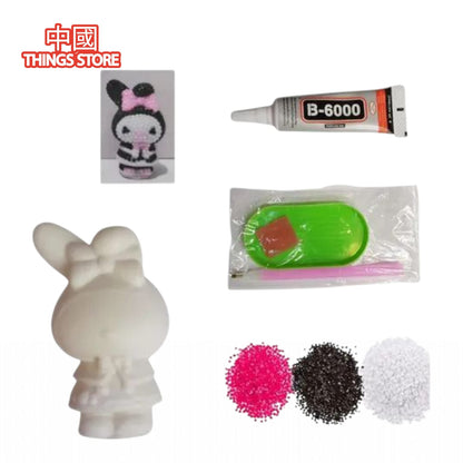 Figura decorativa de diamantes