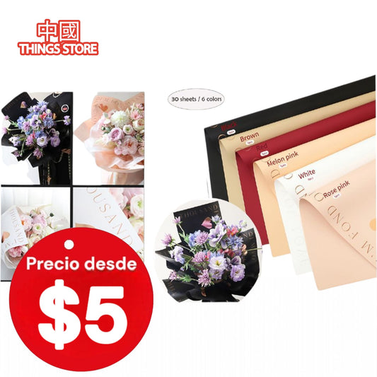 Papel coreano para rosas