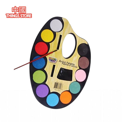 Acuarela chica de 12 colores