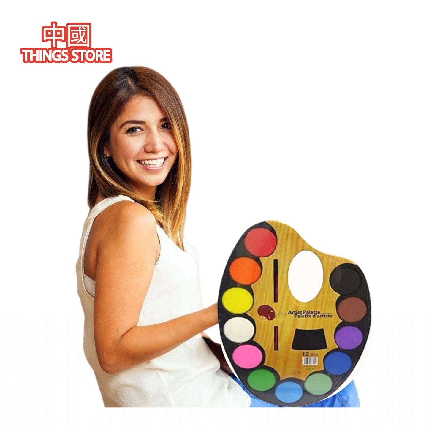Acuarela chica de 12 colores