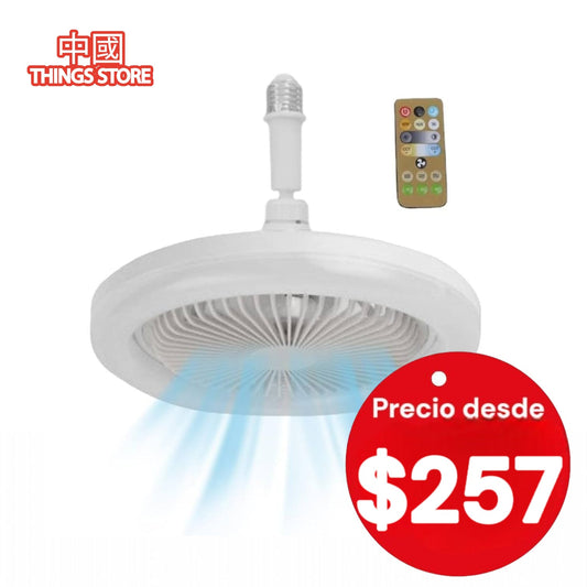 Foco lampara ventilador
