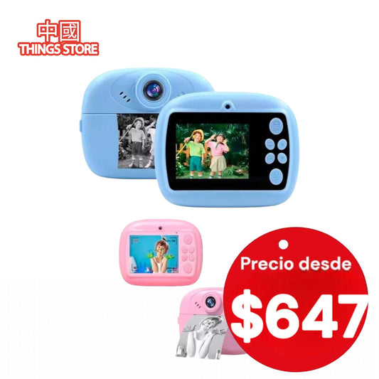 Mini Camara Instantánea con Impresión Térmica y Video