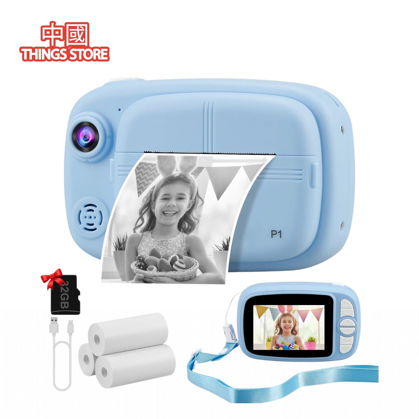 Mini Camara Instantánea con Impresión Térmica y Video