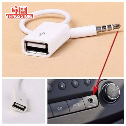 Adaptador de usb a auxiliar