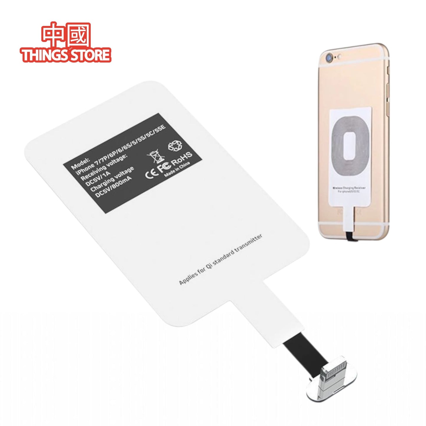 Convertidor a carga inalámbrica para celular