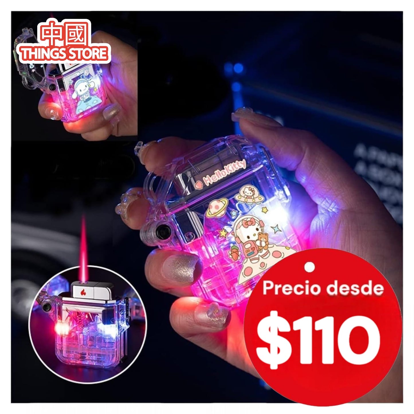 Encendedor de gas de personajes