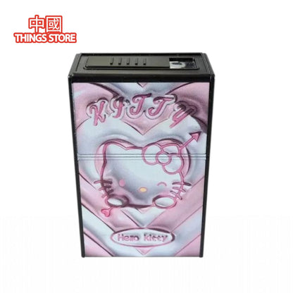 Cigarrera con encendedor