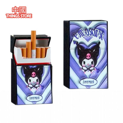 Cigarrera chica con encendedor