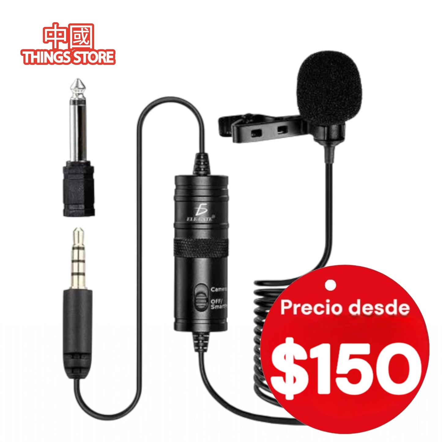 Micrófono Condensador Omnidireccional Para Pc Y Cámara