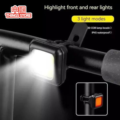 Luces delantera y trasera para bicicleta