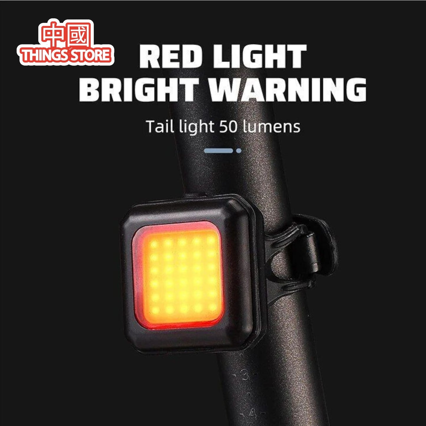 Luces delantera y trasera para bicicleta