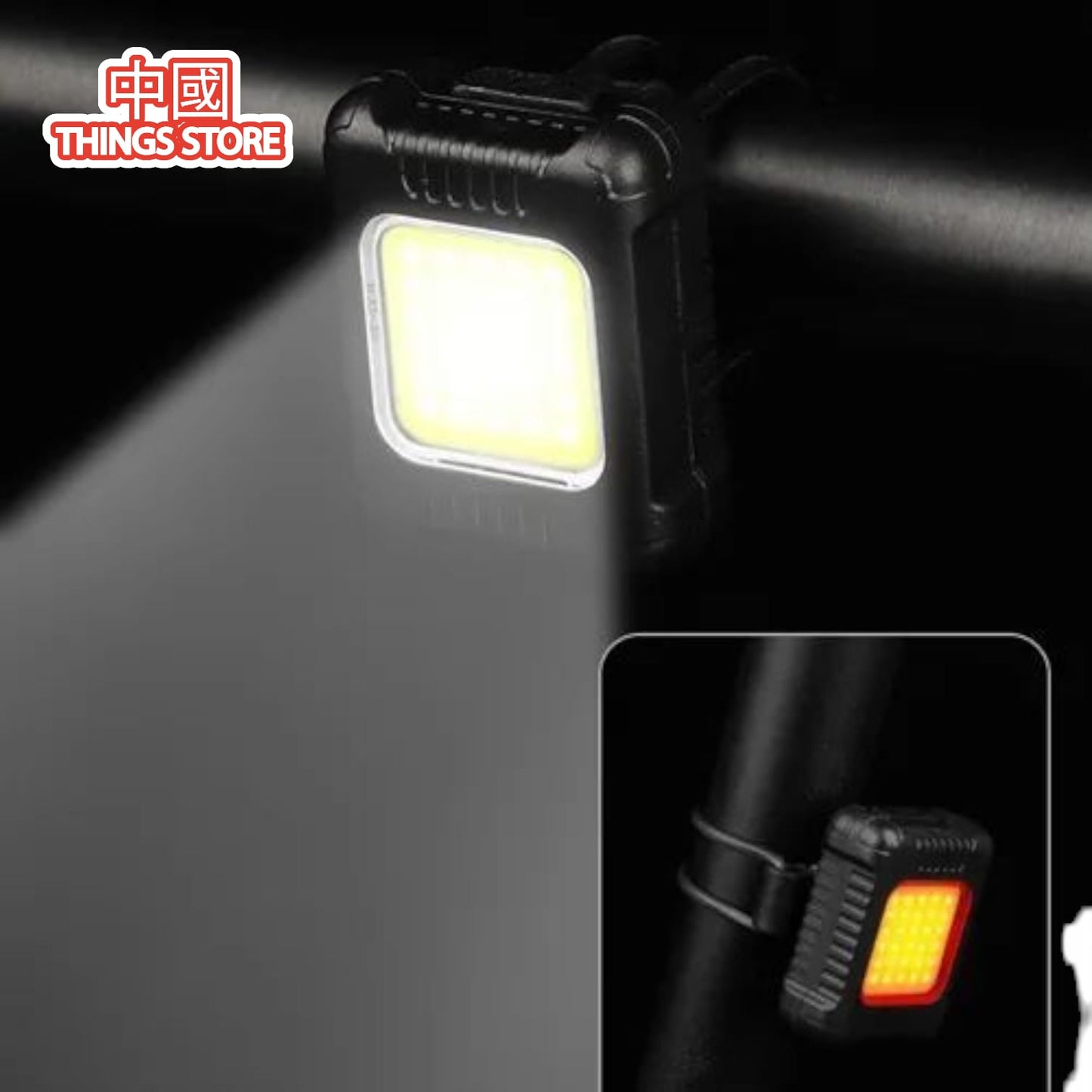 Luces delantera y trasera para bicicleta