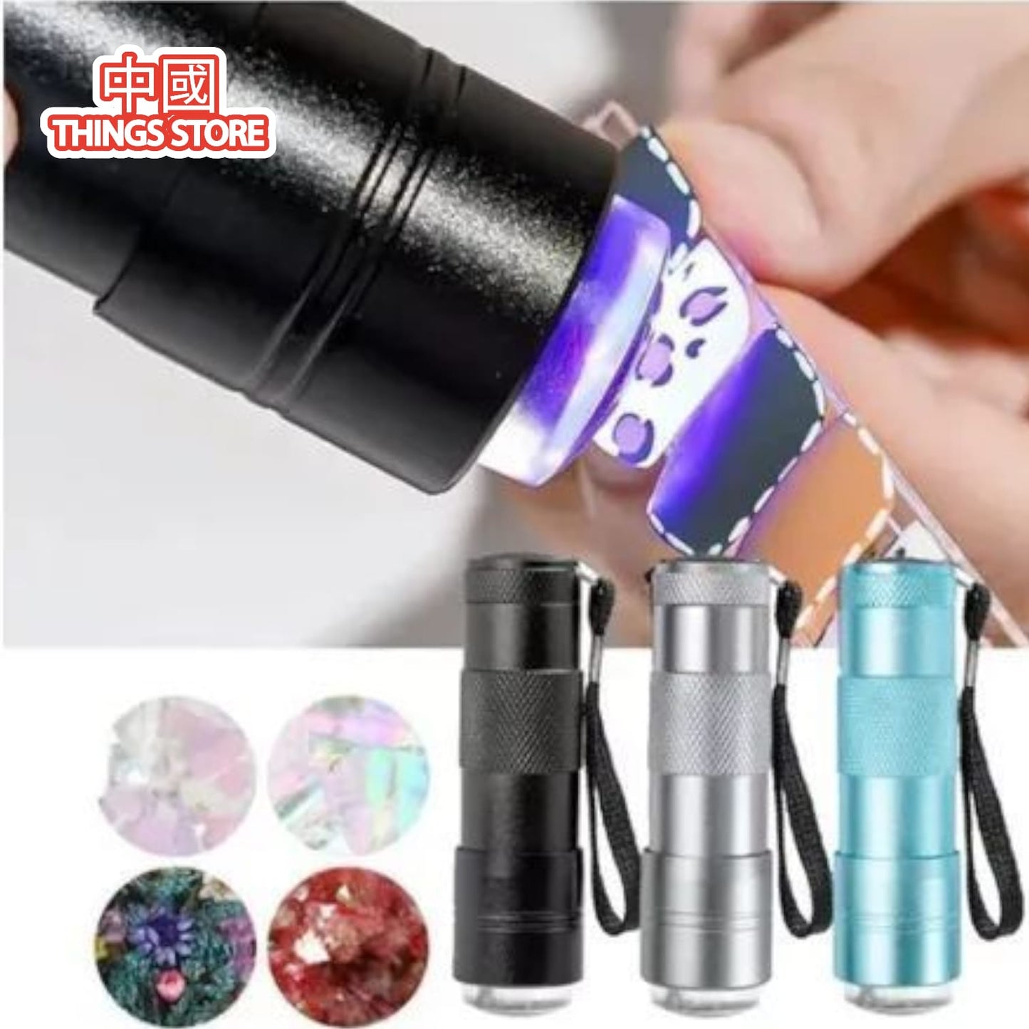 Lampara de luz negra para uñas