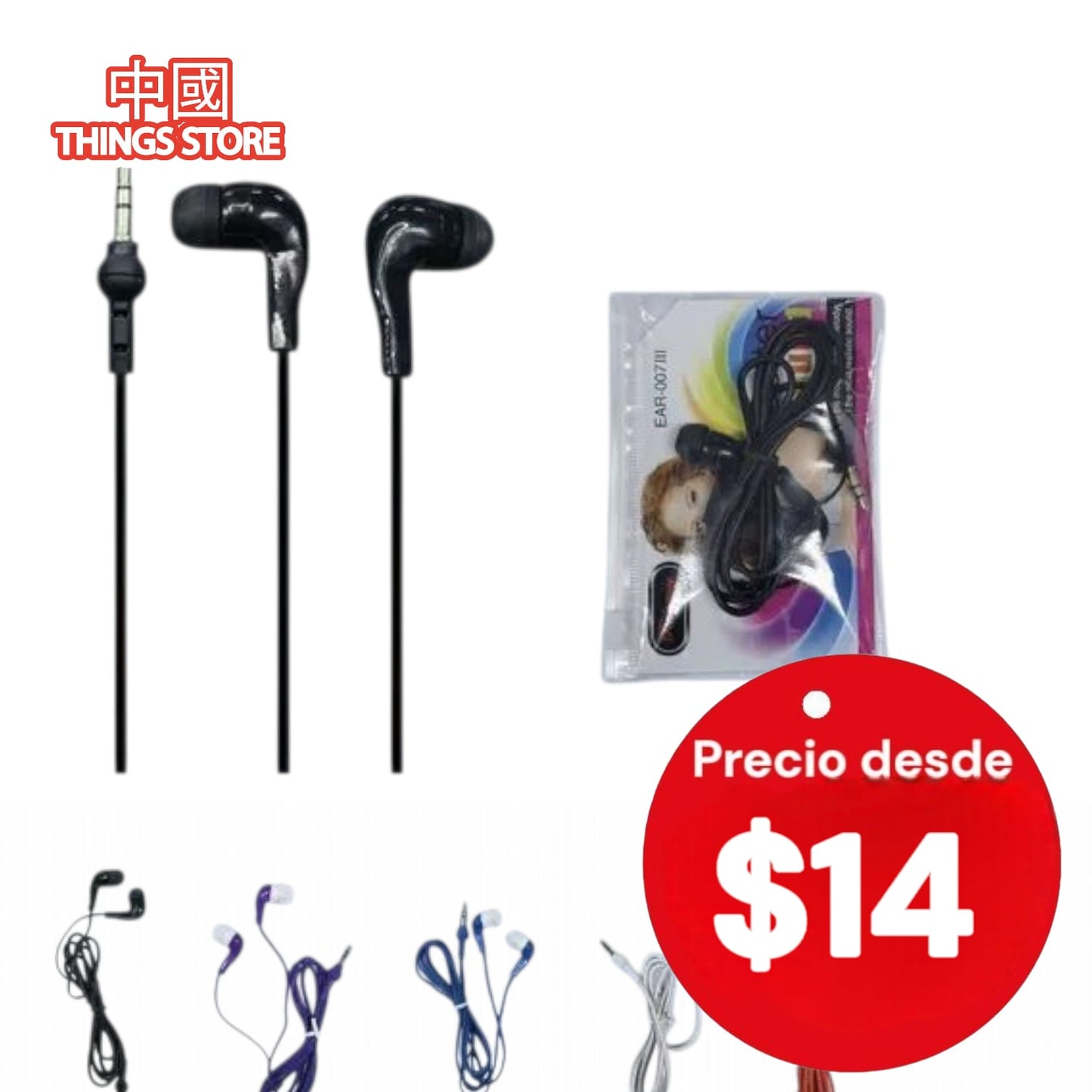 Audífonos de cable EAR.007