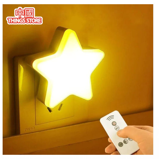 LAMPARA DE NOCHE EN FORMA DE ESTRELLA