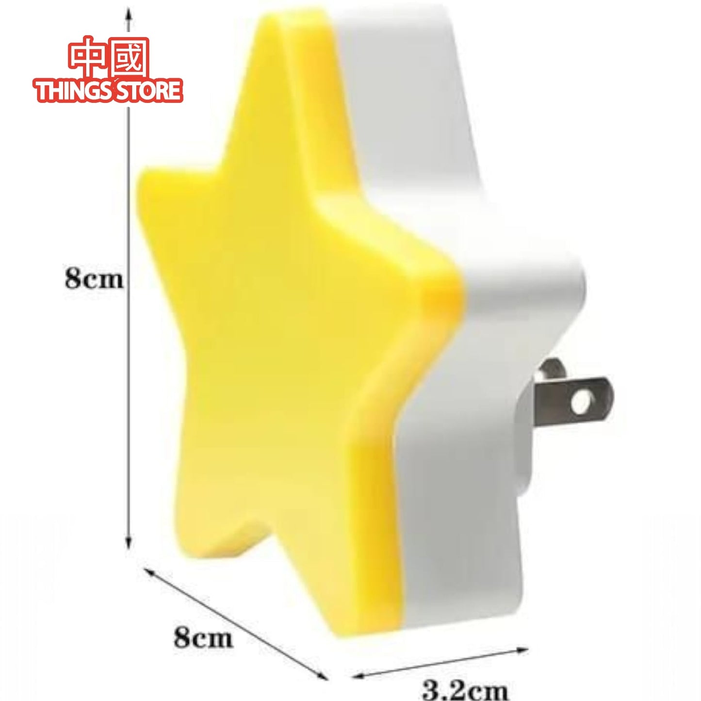 LAMPARA DE NOCHE EN FORMA DE ESTRELLA