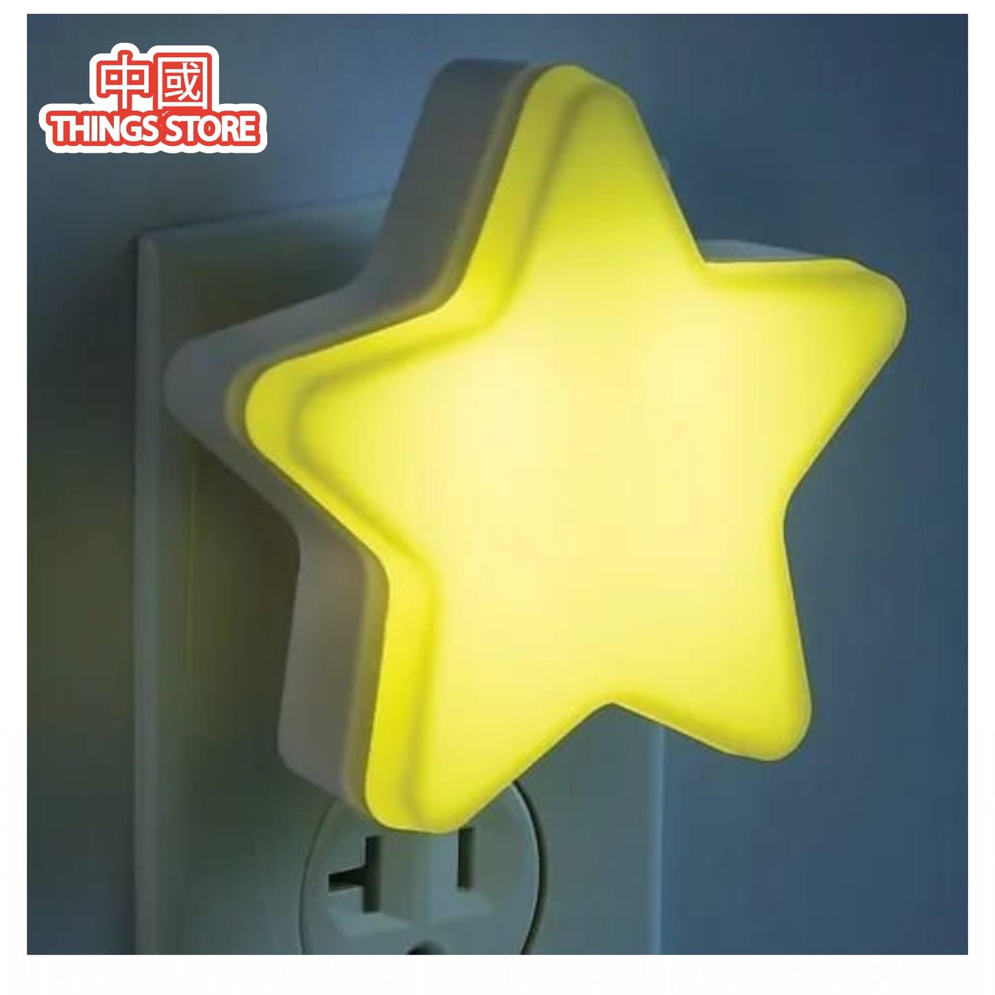 LAMPARA DE NOCHE EN FORMA DE ESTRELLA