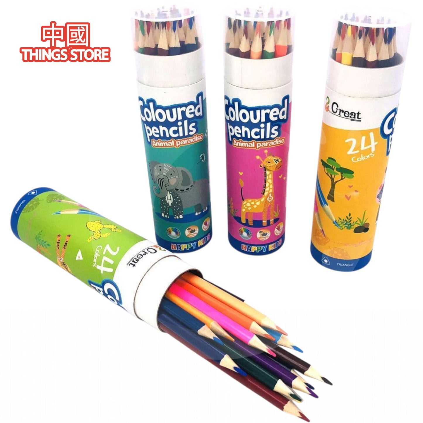 Bote de colores de 24 pz