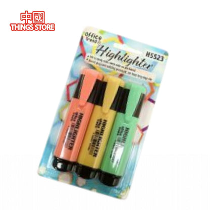 Paquete de marca textos de 3 pz