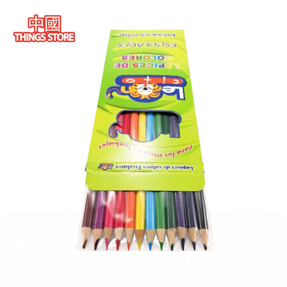Colores de 12 pz de dinosaurios