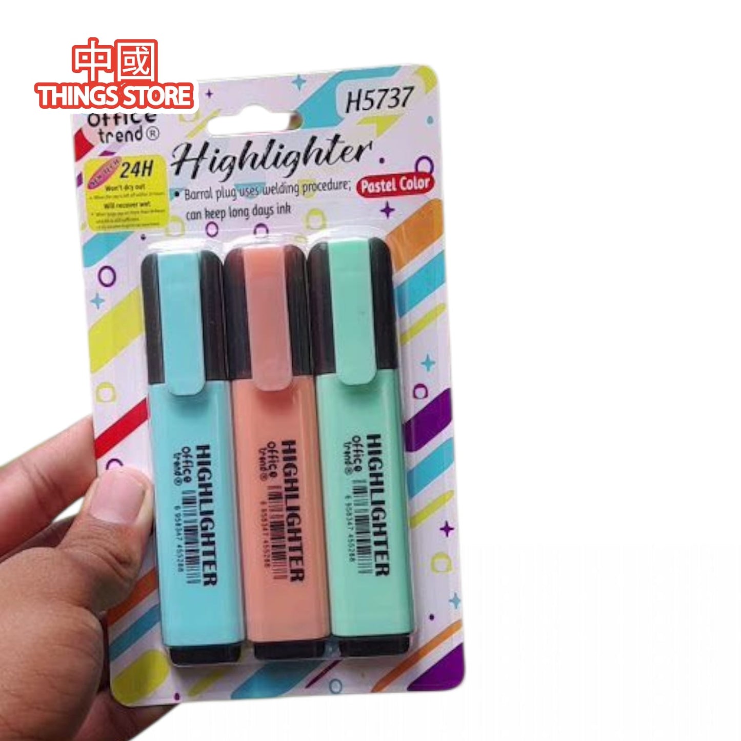Paquete de marca textos de 3 pz