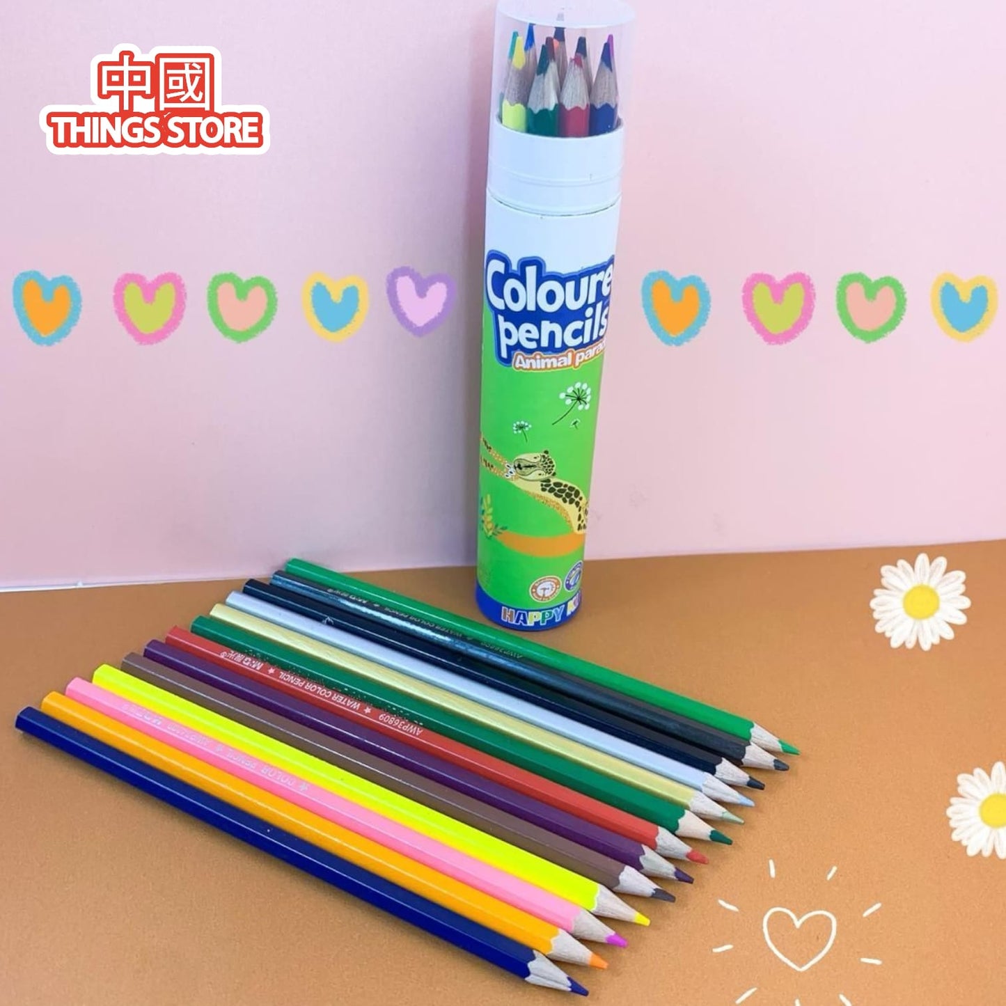 Bote de colores de 24 pz