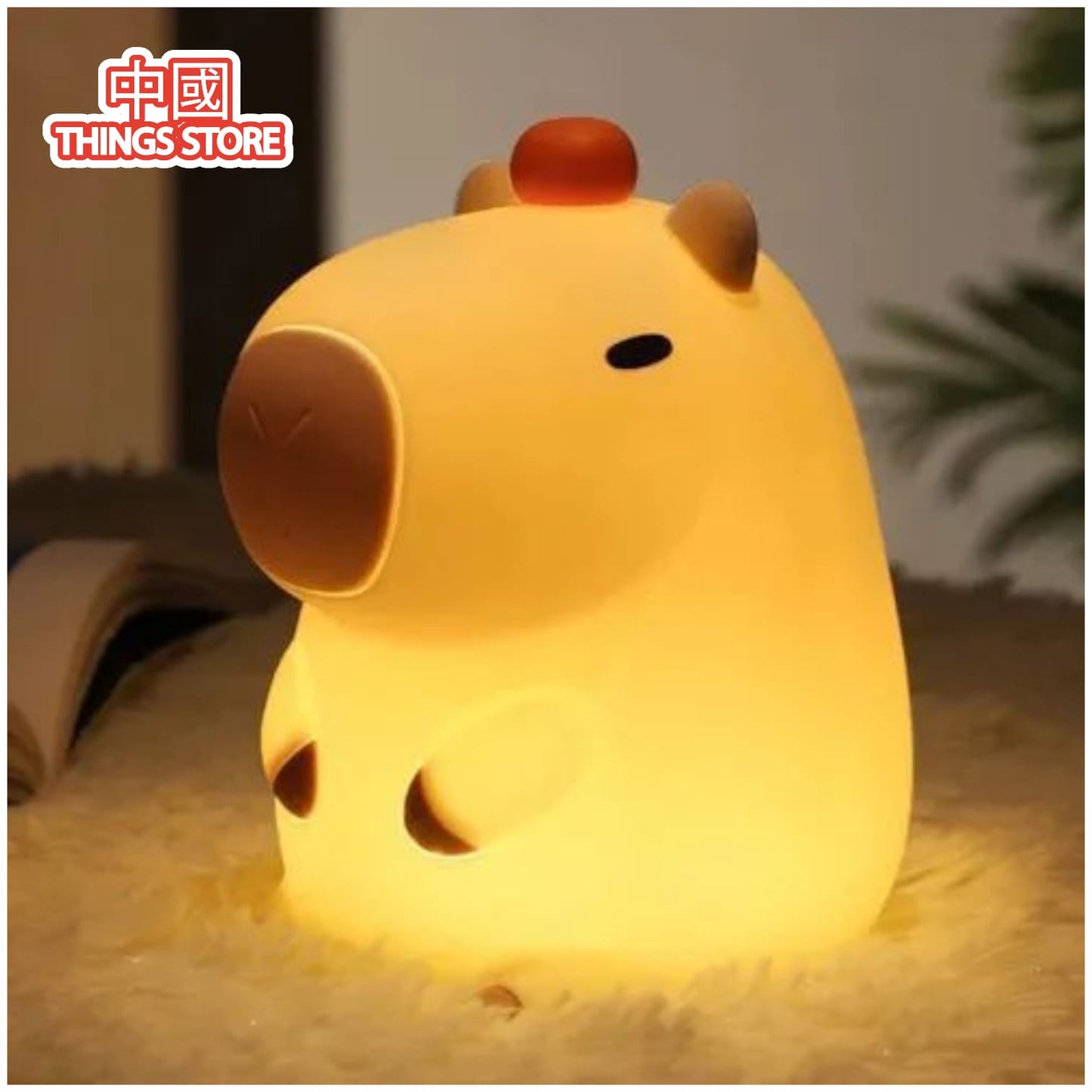 Luz de noche de capibara