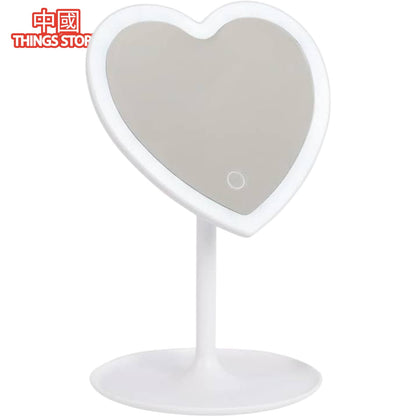 ESPEJO DE CORAZON LED