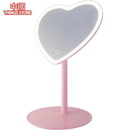 ESPEJO DE CORAZON LED