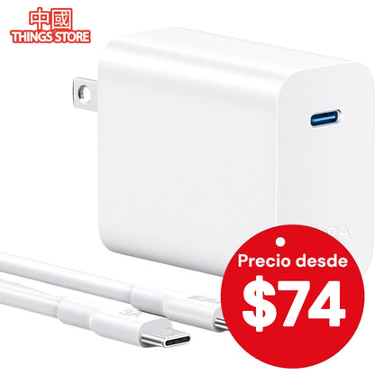 Combo cargador de c a c 20w