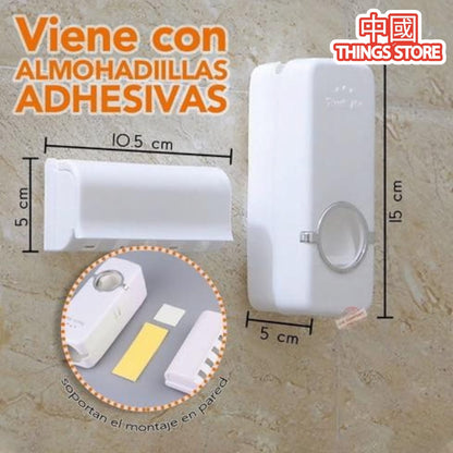 Dispensador de pasta con porta cepillo