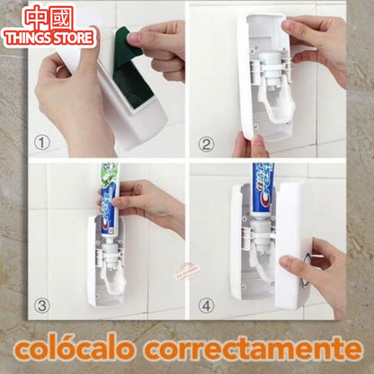 Dispensador de pasta con porta cepillo