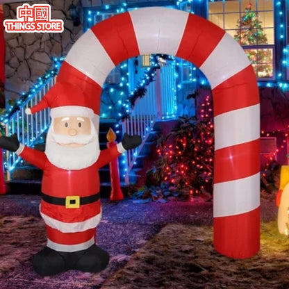 Inflable de arco de santa claus 2.4 metros