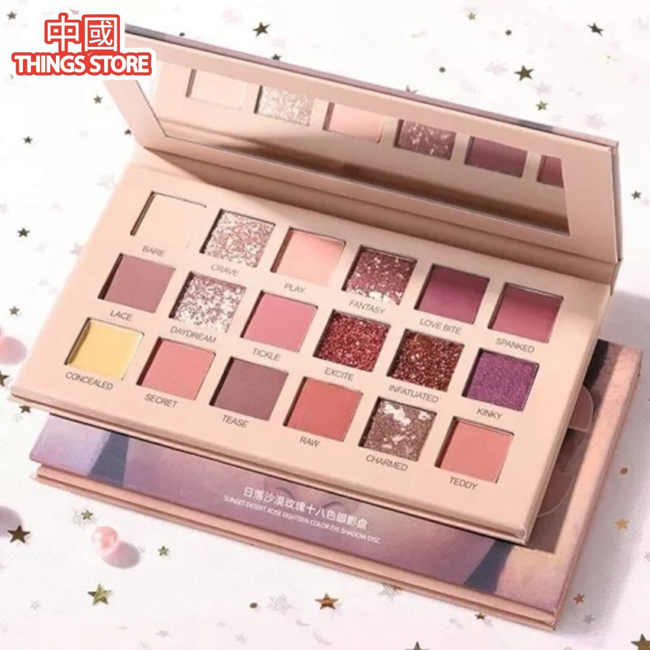 Paleta de sombras 18 colores NUDE