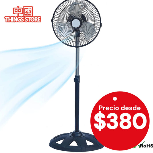 Ventilador de pedestal 10 pulgadas