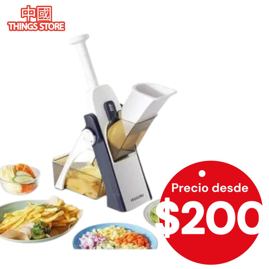 Cortador de alimentos con mandolina