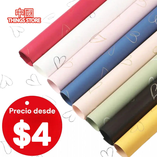 Papel coreano para rosas
