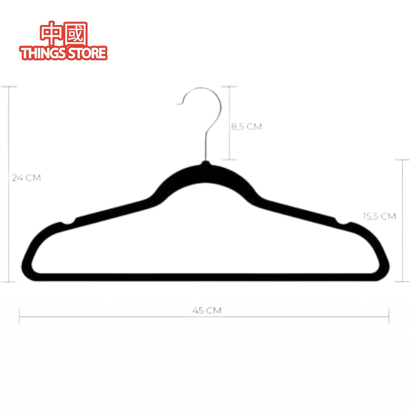 Gancho metálico gamuza 4pz